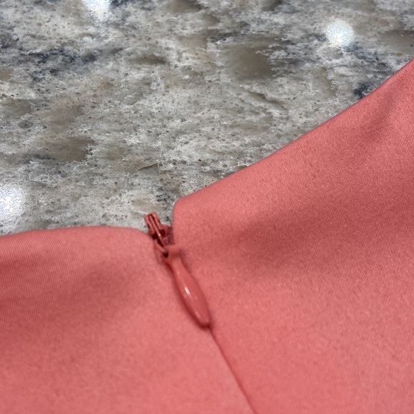 American Princess | formal coral party dress with built in tulle petticoat - Picture 16 of 16